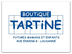 Boutique TARTINE - Mode futures mamans et enfants - Lausanne
